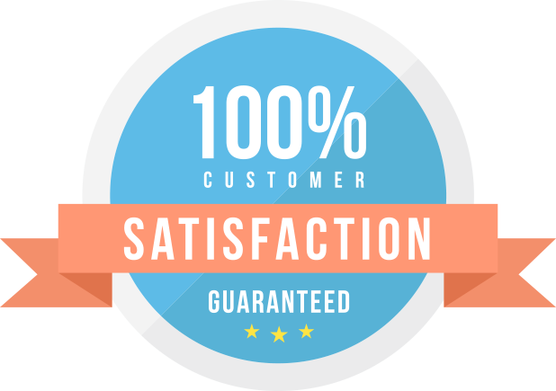 100% satisfaction guaranteed 100% satisfaction guaranteed