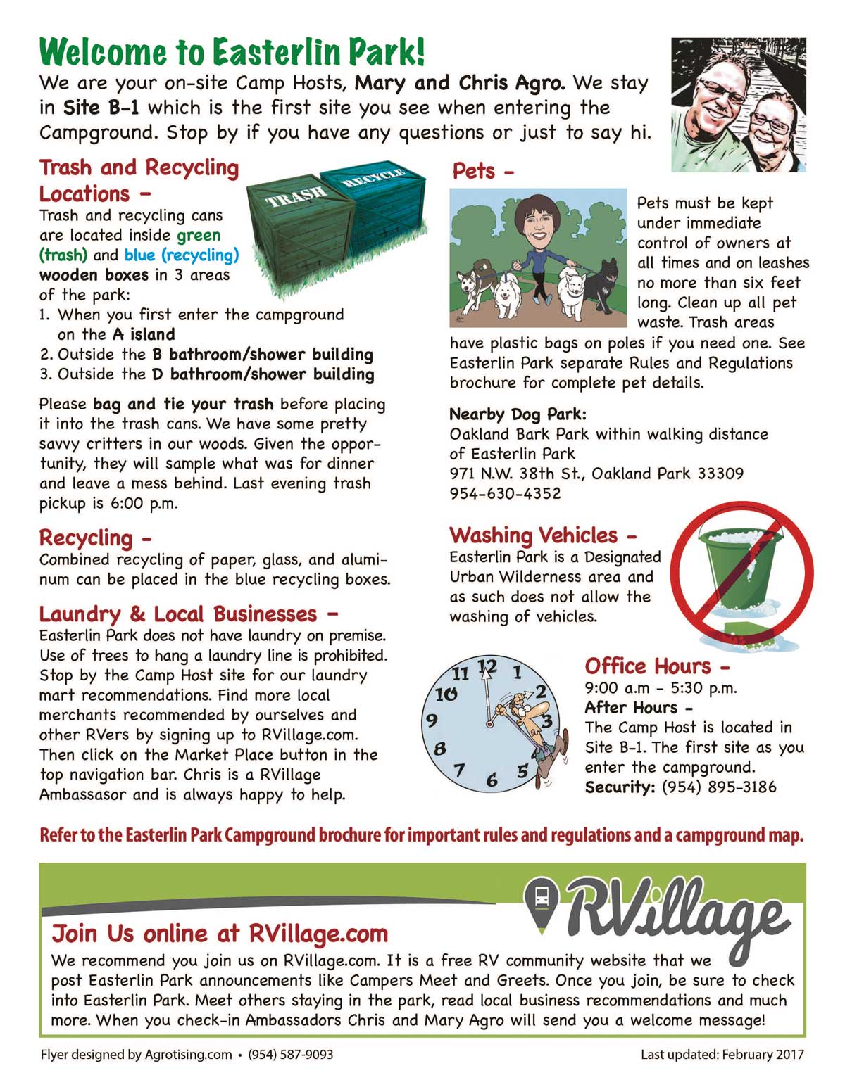 Welcome Flyers for RV Parks Welcome Flyers for RV Parks