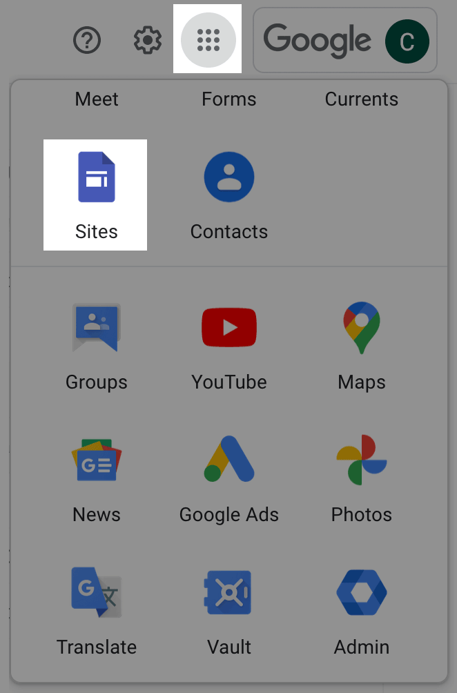 Google-Account-Indicator-Sites